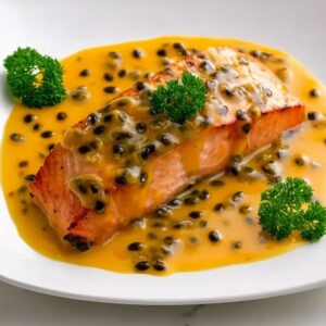 Salmon en salsa de maracuya 250gr